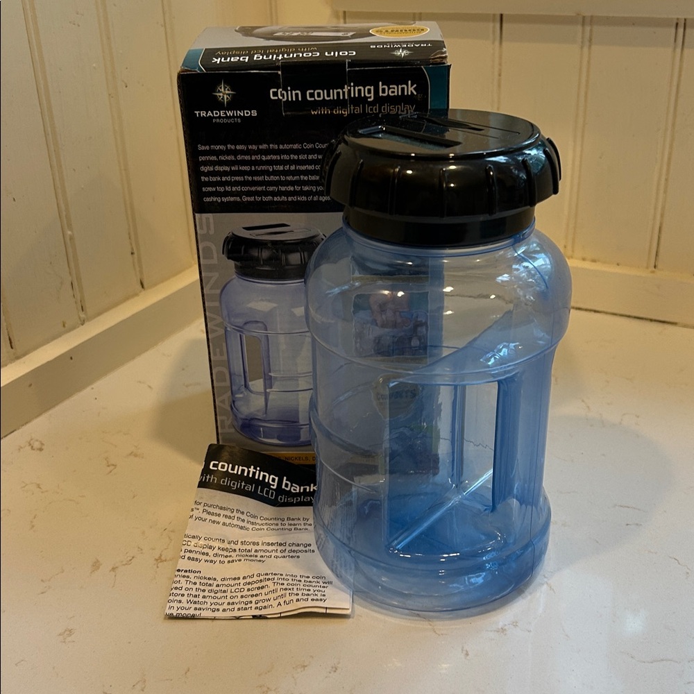 In original box-coin counting bank with digital lcd display - Picture 7 of 8